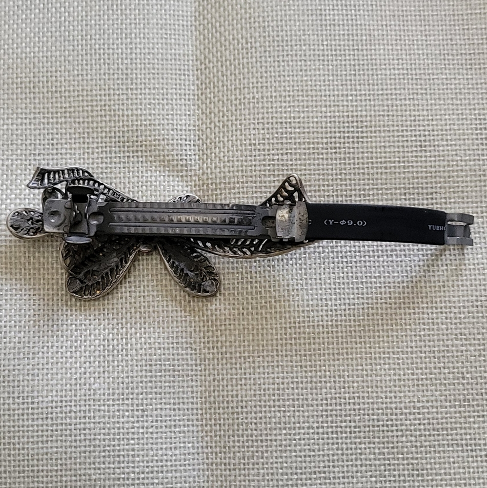 EUC Butterfly Rhinestone Hair Barrette - Picture 4 of 4